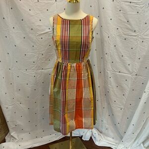 Isaac Mizrahi for Target plaid vintage style dress